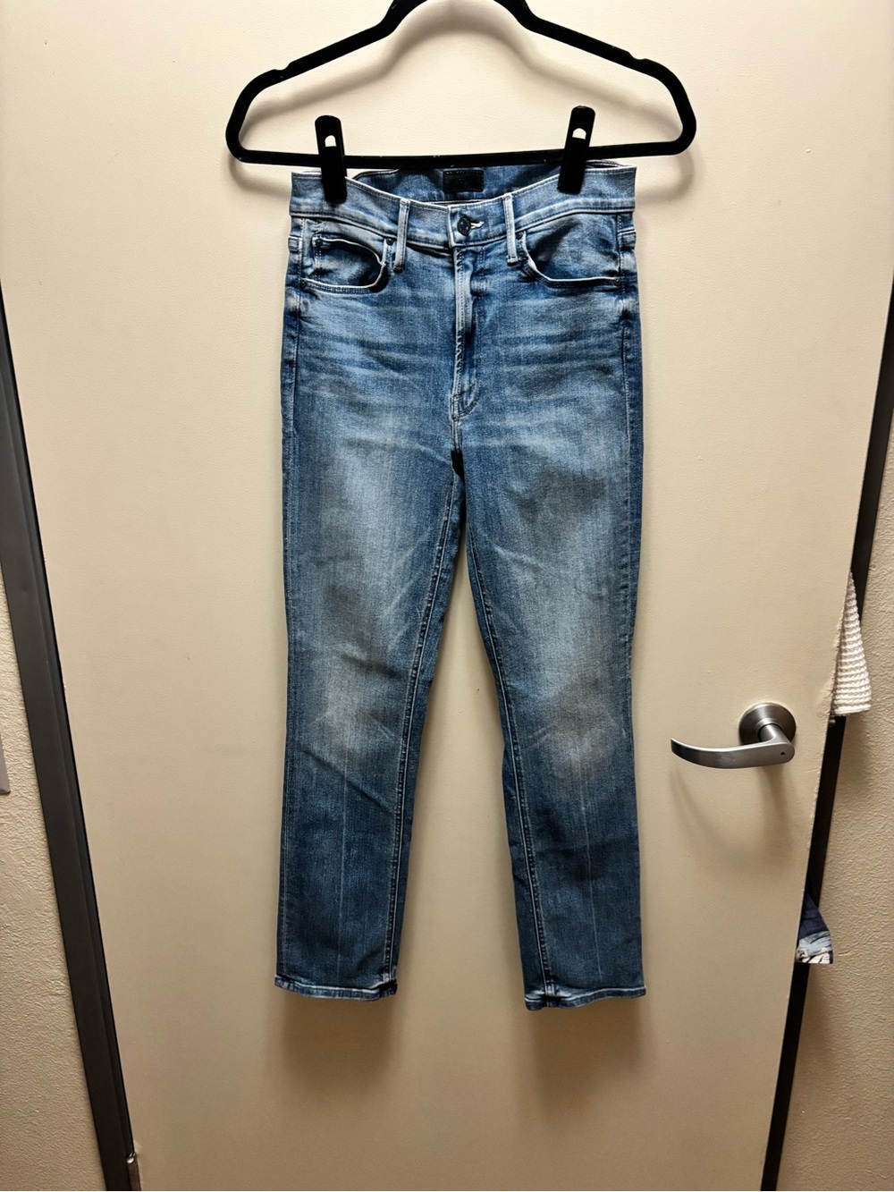 MOTHER Women's Skinny Jeans in Light Blue Wash 26”